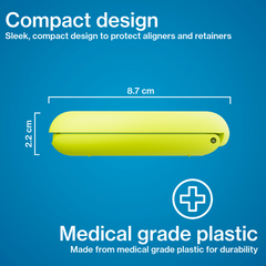 Invisalign™ Aligner Case in Lime Green