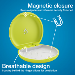 Invisalign™ Aligner Case in Lime Green