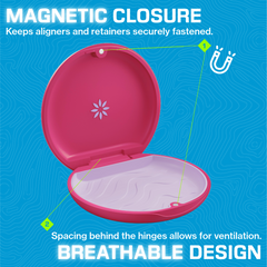Invisalign™ Aligner Case Cyberpink