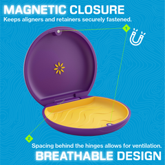 Invisalign™ Aligner Case Purple
