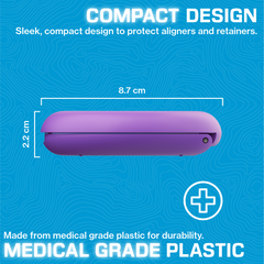 Invisalign™ Aligner Case Purple