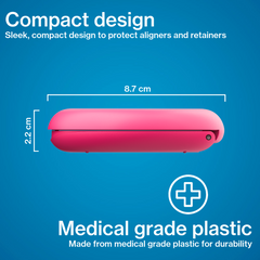 Invisalign™ Aligner Case in Cyberpink