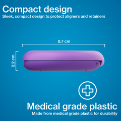 Invisalign™ Aligner Case in Purple