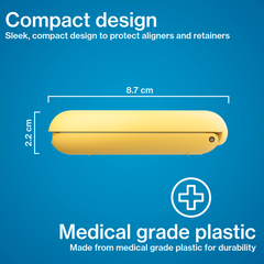 Invisalign™ Aligner Case in Yellow