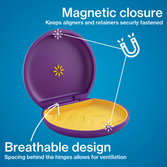 Invisalign™ Aligner Case in Purple