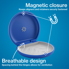Invisalign™ Aligner Case in Royal Blue