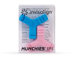 Blue and Pink Invisalign Munchies In Package