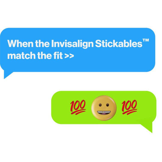 Smiling Emoji Invisalign Invisalign™ Aligner Case Stickables Emoji – Invisalign Store Canada